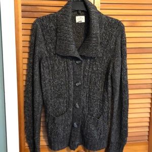 At John’s Bay button front chunky cardigan